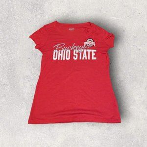 Ohio State Buckeyes Womens T-shirt Red Size M